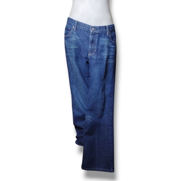 Vintage Tommy Hilfiger Bootcut Jeans Womens Size 14 Classic Low Rise y2k - Picture 1 of 9